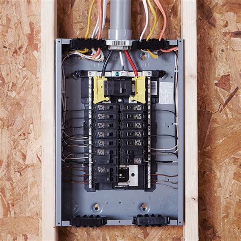 electric breaker box installation flush to wall|electrical breaker panel installation instructions.